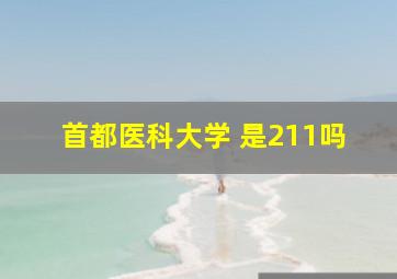 首都医科大学 是211吗